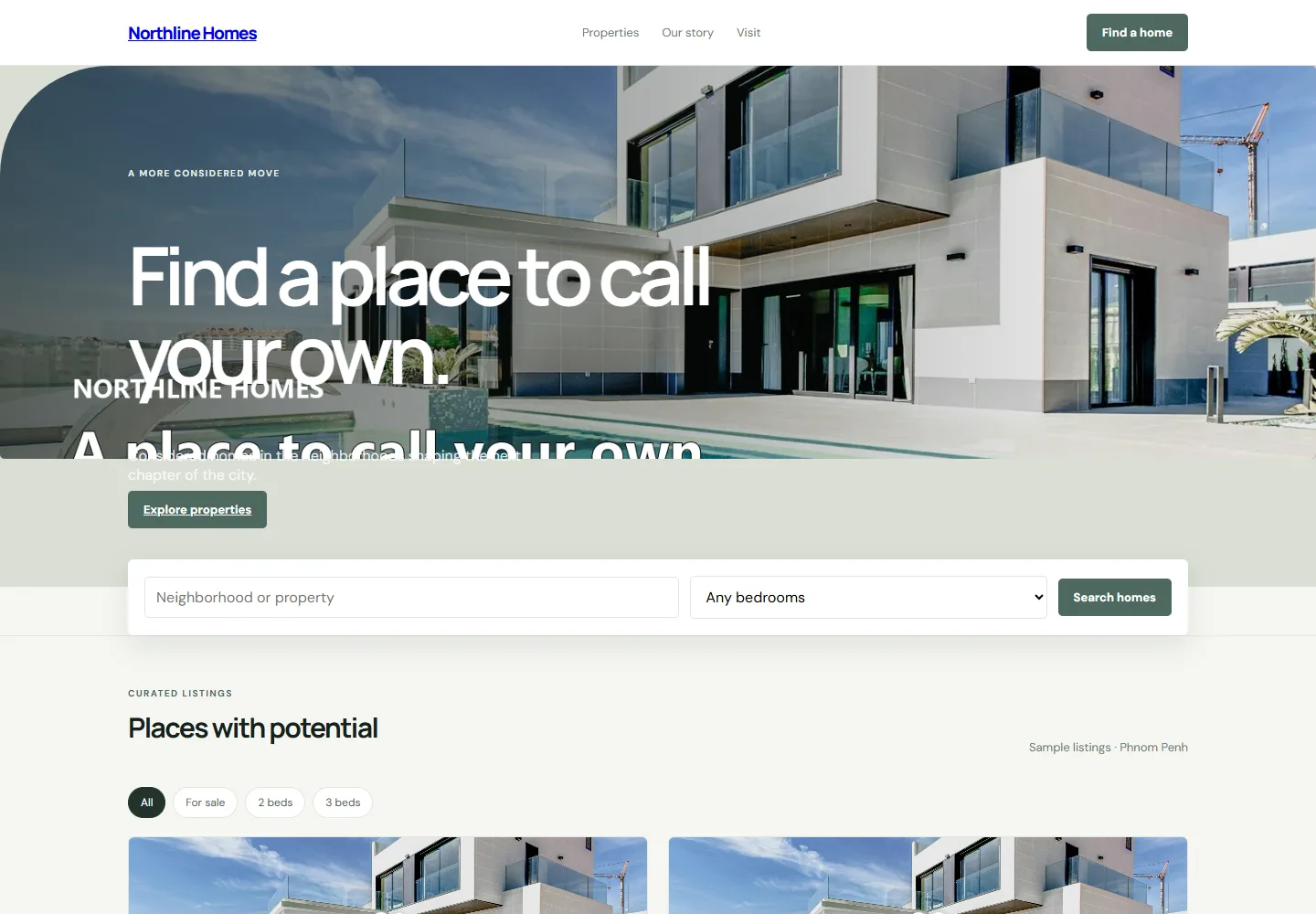 Northline Homes project preview